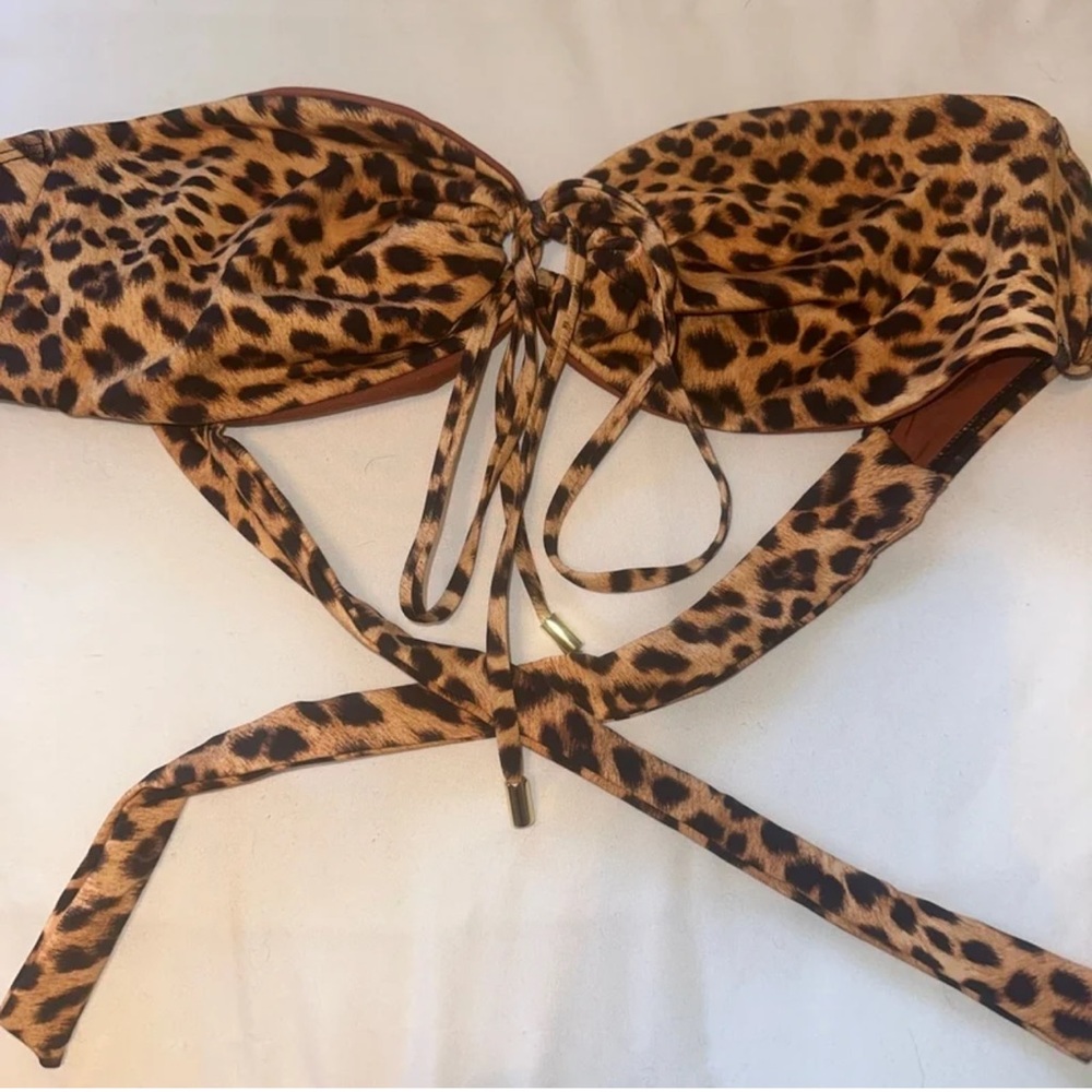Monday Swimwear Cococabana animal print Bikini top Size: L